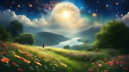 429. Dans son monde doux, l'enfant rêveur se perd, parmi les fleurs, les étoiles et le ciel clair. Son regard innocent, ses pensées envoûtées, dans un univers de beauté, à jamais émerveillé. Il imagine des châteaux dans les nuages, des lucioles jouant dans les prairies sauvages. Ses rêves sont comme des contes de fées, où chaque instant est un trésor à savourer. Son cœur pur bat au rythme de l'imagination, dans un océan de joie et de fascination. Car c'est dans ses rêves qu'il trouvera l'infini