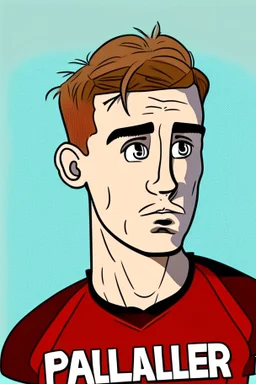 Cole Palmer English football player ,cartoon 2d