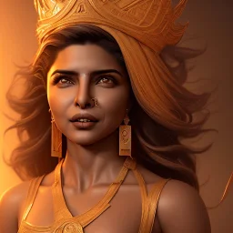 priyanka chopra , rose goddess, by Mahmoud Sai, Cartographic, Golden Hour, Closeup-View, 16k, Lumen Global Illumination, Diffraction Grading ,beautiful ,circuitry, jewelry