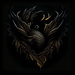 fantasy rag icon, black background