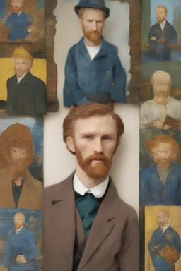 a barbie doll of vincent van gogh