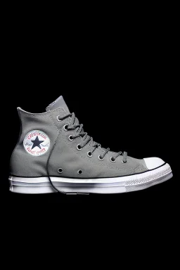 A grey converse sneaker
