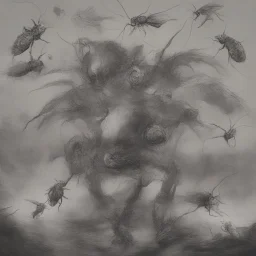 horror, infested, swarm, mechanical, robot, insects, bugs, cockroaches, flies, spiders, ticks, parasites screaming person, pain, decay