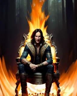 "matt mercer sitting in a comfy chair by a fireplace, beautiful eyes, full-scale head and shoulders portrait, 8k resolution concept art portrait by Greg Rutkowski, Artgerm, WLOP, Alphonse Mucha dynamic lighting hyperdetailed intricately detailed Splash art trending on Artstation triadic colors Unreal Engine 5 volumetric lighting Splash art fantasy