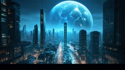 Venus cityscape with futuristic lighting, cinematic, atmospheric, hyper realistic, intricate details, highly detailed, concept art, matte painting, realistic rendering