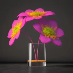 Exotic surreal living glass prism flowers by Chris Wood, sunbeams, intricate details, hyper realistic, 8K resolution, featured on behance