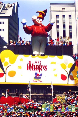 macy's day parade float of bill newton