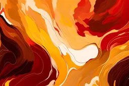 abstract art of various shades of goldbiege,red, colors