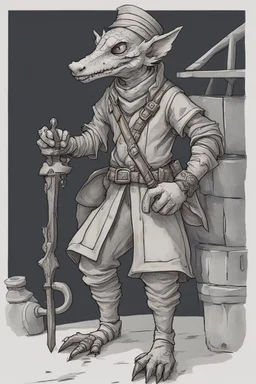 a kobold artificer from dnd