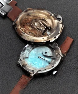 wristwatch death underwater detailed rust decay fish evil nice clean clear shark deadly