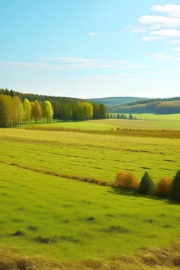 fields and forest and grassy flatlands