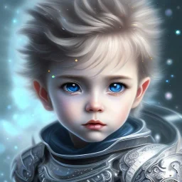 super cute male human toddler, cute epic human fantasy king, crystal clear ice, majestic, ominous, fantasy background, intricate, masterpiece, expert, insanely detailed, 4k resolution, retroanime style, cute big circular reflective eyes, cinematic smooth, intricate detail , soft smooth lighting, soft pastel colors, painted Rena