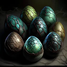 seven irregular dragon eggs