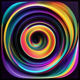 beautiful mockap graphic sifi ,colorful ,artistic, math,nice recursive art