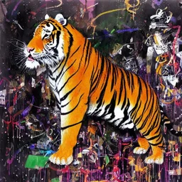 tiger by David Choe