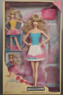 a barbie doll of taylor swift, new in box