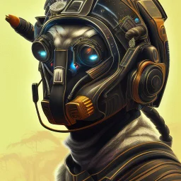 angry cyberpunk honey badger