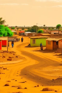 African Town in Sudan