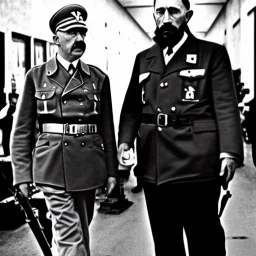 Hitler and Fidel Castro Cyberpunk