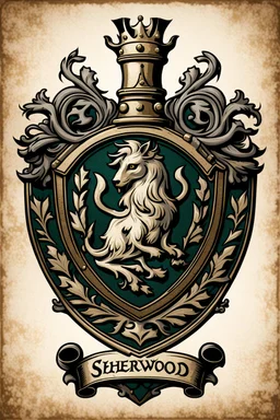 The Sherwood family crest