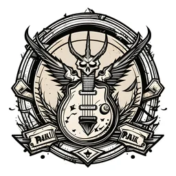 emblem of a rockband named paakki