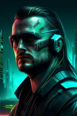 Cyberpunk Leonardo di Caprio