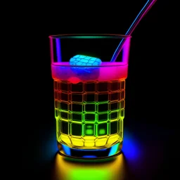 honey cocktail neon refraction