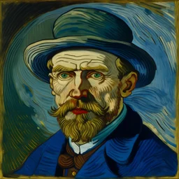 Portrait of a man by Van Gogh
