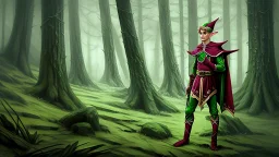 elf king in the forest