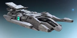 Futuristic Military Dropship