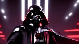Darth vader as a transformer in 8k solo leveling shadow artstyle, machine them, close picture,