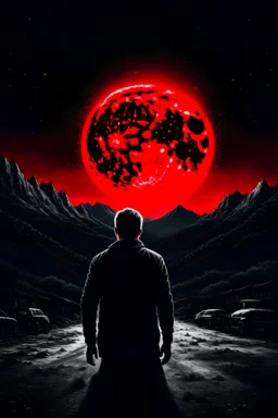 Revenge. illness . blood. night. darkness. mountains. Machine. moon . human. mental patient . suffering. without conscience . kill. violence . Greed . market . street . Commodity.