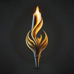 Torch logo simple elegant