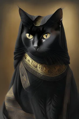 Кот арабского шейха в черном