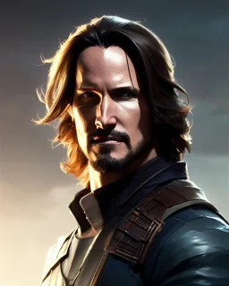 "matt mercer, 45 degree angle, full-scale head and shoulders portrait, 8k resolution concept art portrait by Greg Rutkowski, ultra detailed, Artgerm, WLOP, Alphonse Mucha dynamic lighting hyperdetailed intricately detailed Splash art trending on Artstation triadic colors Unreal Engine 5 volumetric lighting Splash art fantasy,"