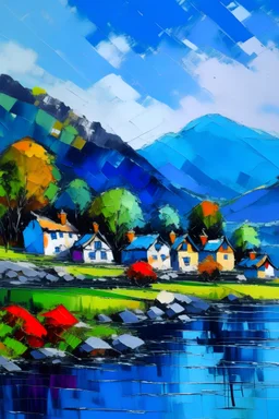 Lake District in the style of jolomo