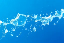 ice crystal texture, white on blue vector