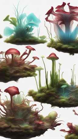 "3D HR Complex Unique and Beautiful Bioluminescent Carnivorous Plants, a breathtaking frontier fantasy artwork by Android Jones, Jean Baptiste monge, Alberto Seveso, Erin Hanson, Jeremy Mann. Minimalist highly detailed and complex professional_photography, masterpieces, 8k resolution concept art, Artstation, tricolor, Unreal Engine 5, cgsociety" Highly detailed ArtStation Concept Art Clear Focus Smooth cinematic 4K epic Details Serious Stoic ARTgerm AN's mature art. Bosch painting style,
