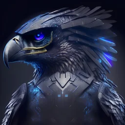 profile picture of a cyberfalcon with imposing looking