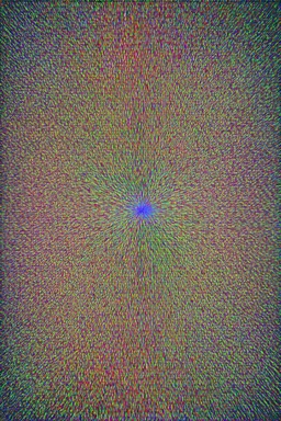the state between the chaos and the calm; neo-surrealistic optical art
