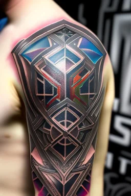 Armor tattoo design, highly detailed close up shot, 8k, HDR, clear picture, highly detailed, high resolution