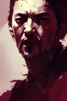 portrait of cuneyt arkin, dramatic lighting, illustration by Greg rutkowski, yoji shinkawa, 4k, digital art, concept art, trending on artstation