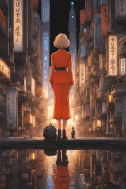 Nikolai Ushin, Katsuhiro Otomo, Surreal, mysterious, strange, fantastical, fantasy, Sci-fi, Japanese anime, zeroth law of thermodynamics, candle, rocket, beautiful girl, perfect voluminous body, machine, detailed masterpiece