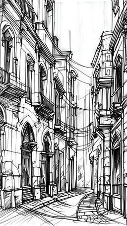 Fine line draw style