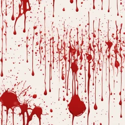 bleeding blood on the wallpaper