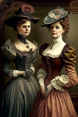 elegant women victorian times