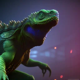 Reptile lile creature,biohazard, radioactive,Ultraviolet dimension, unreal engine 5, 8k resolution, attractive, realistic, ultra detailed