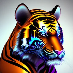 cyber tiger in 3d