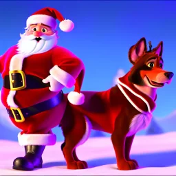 dog Santa