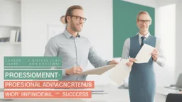 The selected image for this article symbolizes the significance of professional development and career advancement. In the image, an individual is depicted holding a diploma or certificate with the title "Professional Development" or "Career Advancement," representing a person who seeks to enhance their skills and increase their knowledge to achieve greater professional success. This image signifies the elevation of one's career path through continuous learning and skill development, inspiring r